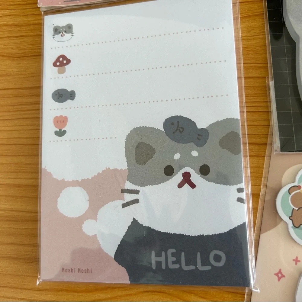 Set of 4 - Japanese Stationary Notepad Set